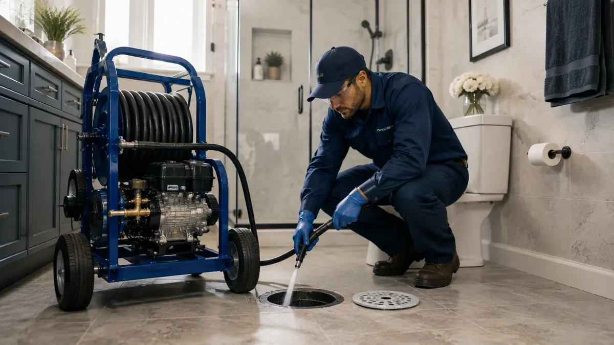 Bathroom Drain Hydro Jetting in Buttonwillow
