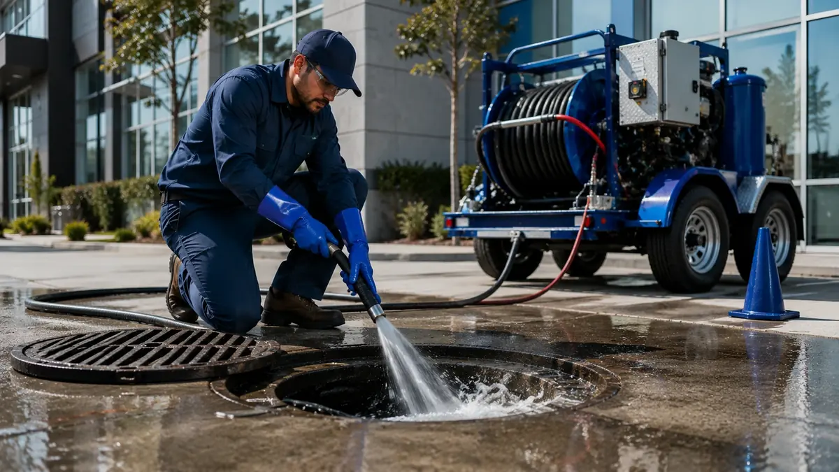 Commercial Hydro Jet Drain Cleaning in Buttonwillow