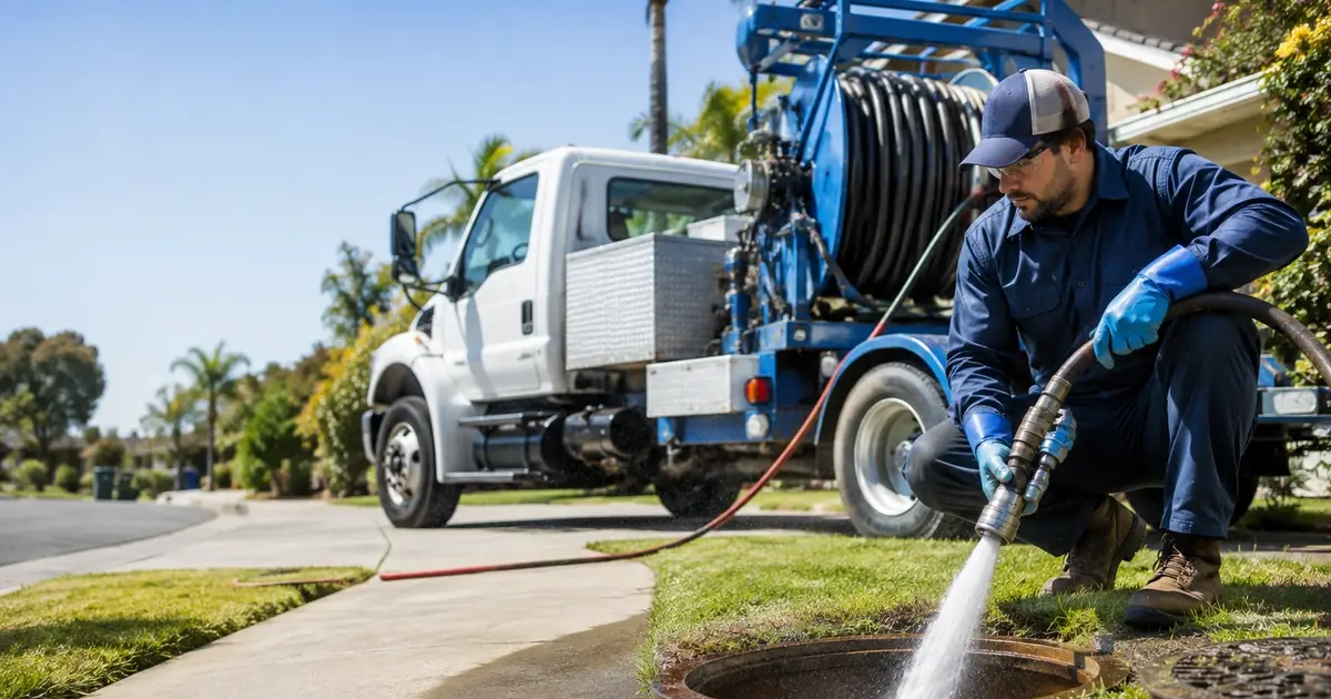 Hydro jet sewer cleaning Buttonwillow