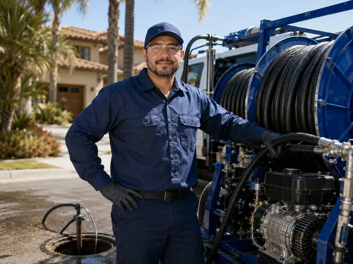 Hydro jet sewer cleaning in Buttonwillow