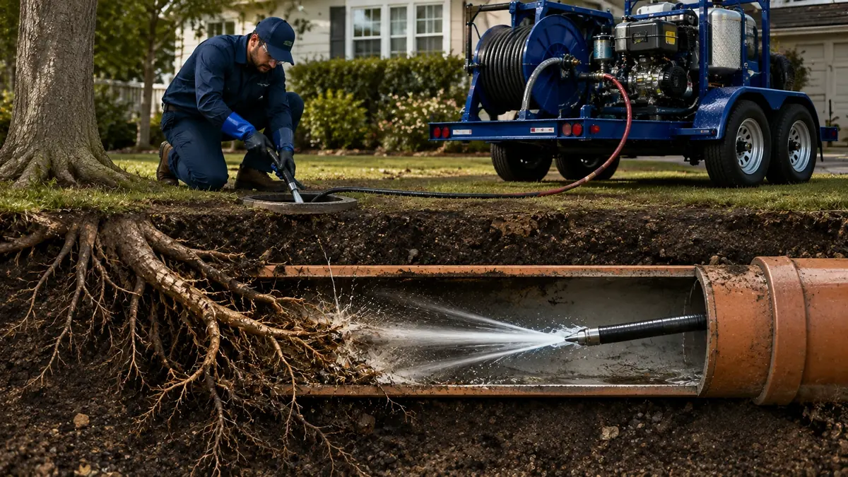 Tree Root Removal with Hydro Jetting in Buttonwillow